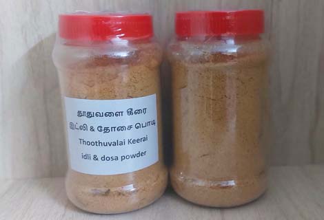 buy Thoothuvalai keerai idli dosa powder